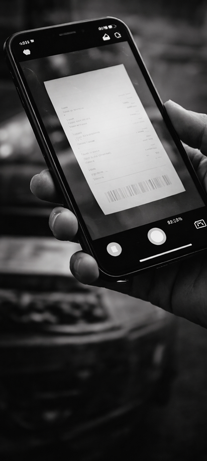 Scanner de notas fiscais